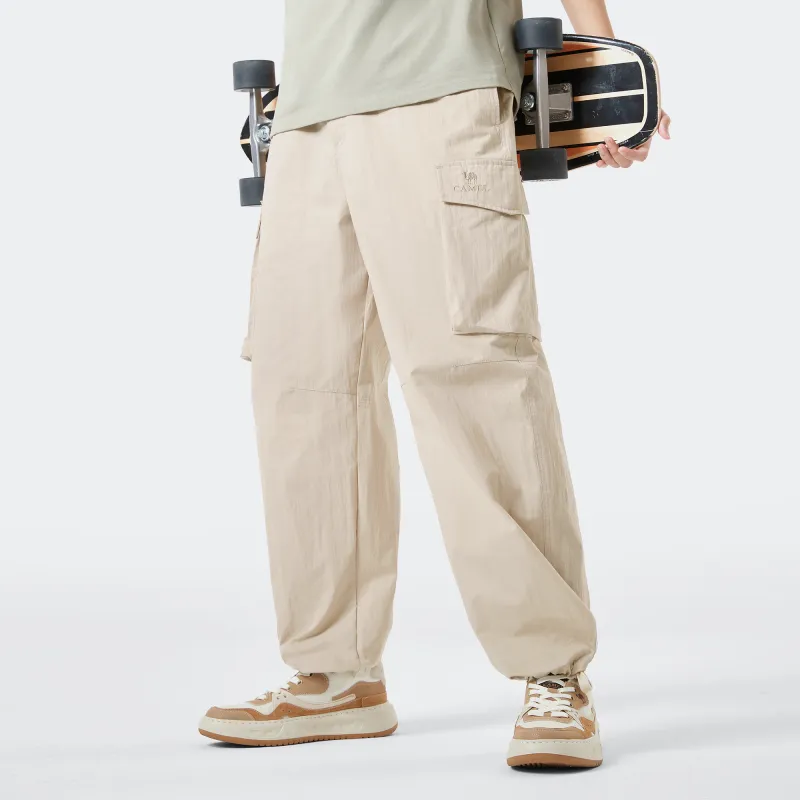 CAMEL Cargo Pants Men-9