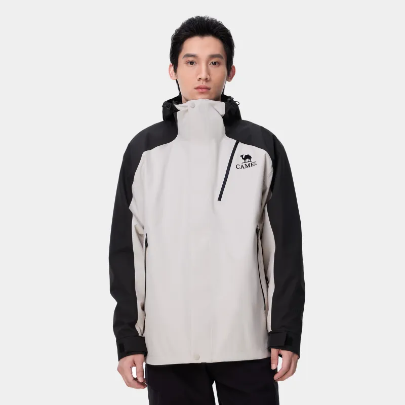 CAMEL Capsule Waterproof, Windproof, Breathable, And Thermal 3 in 1 Windbreaker Jacket Unisex-0