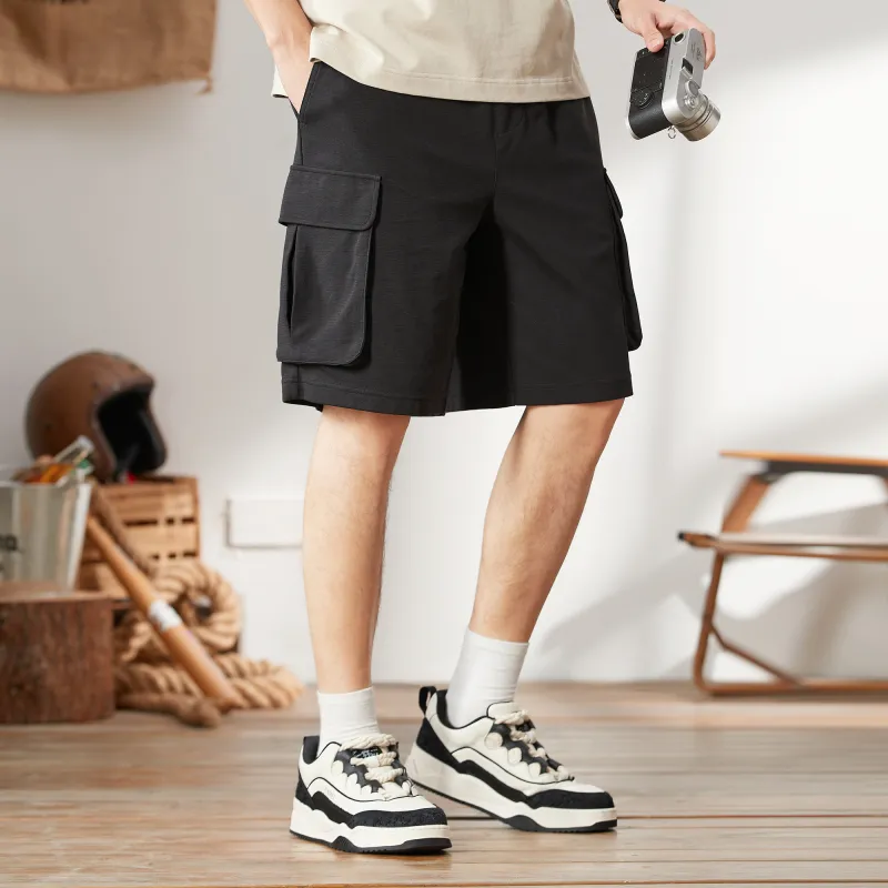 CAMEL Urban Function Series Cargo Shorts Men-4