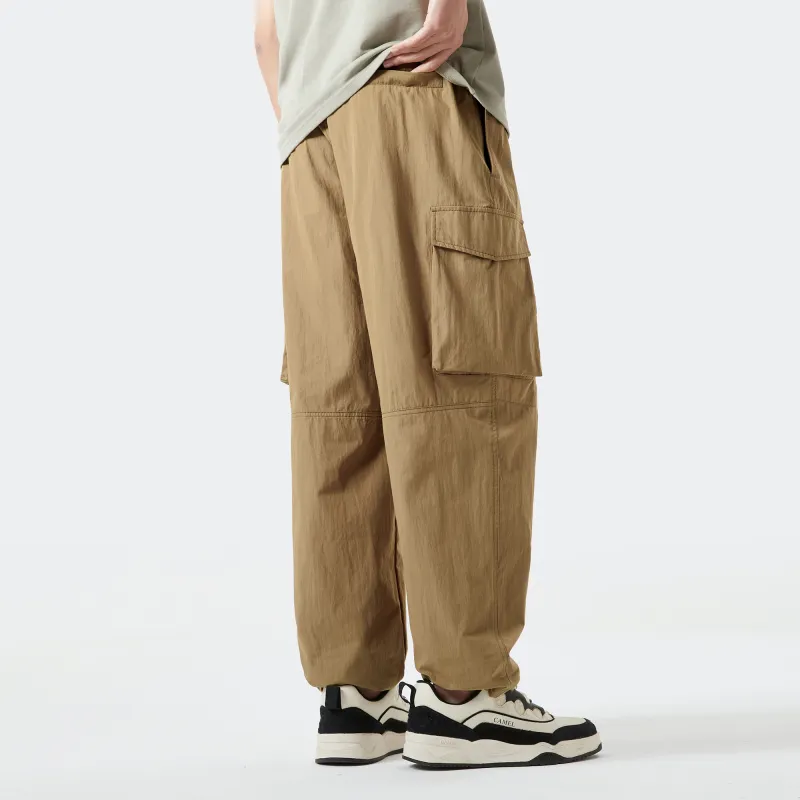 CAMEL Cargo Pants Men-5
