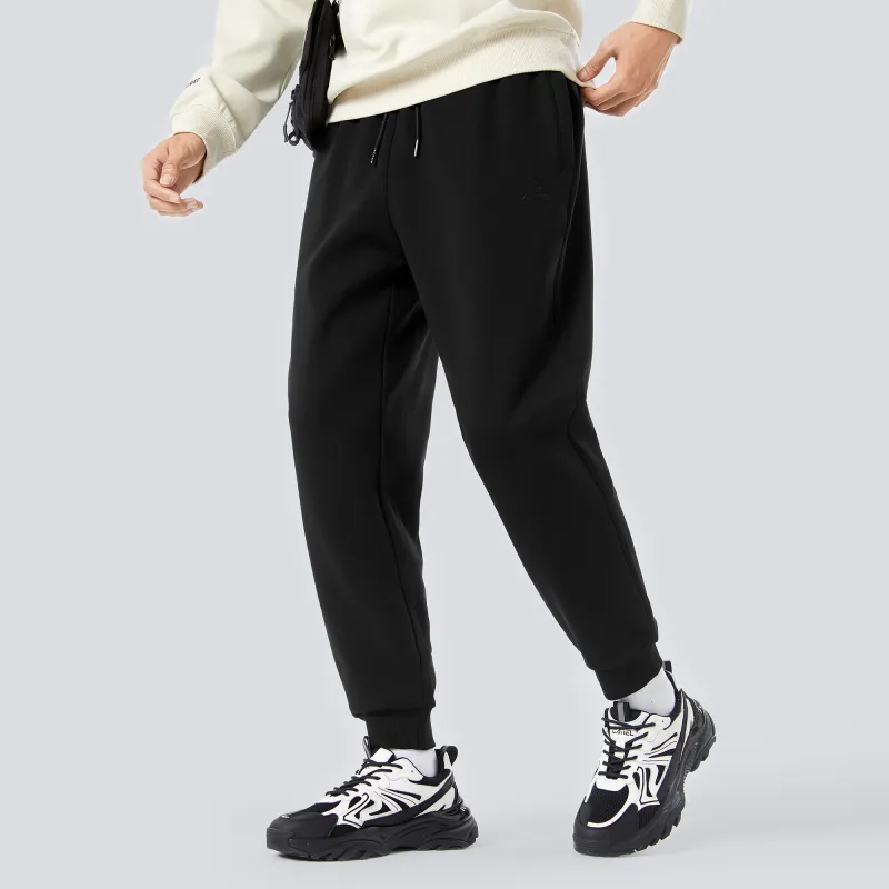 CAMEL Urban Function Series Knitted Sweatpants Men Black-2
