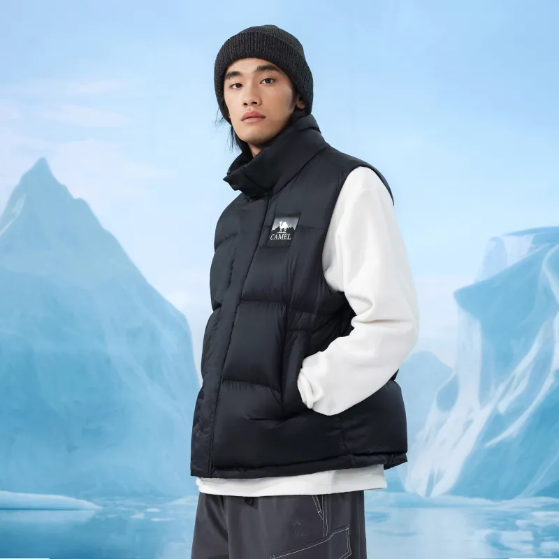 CAMEL Warm Fleece Series Vest Unisex-5