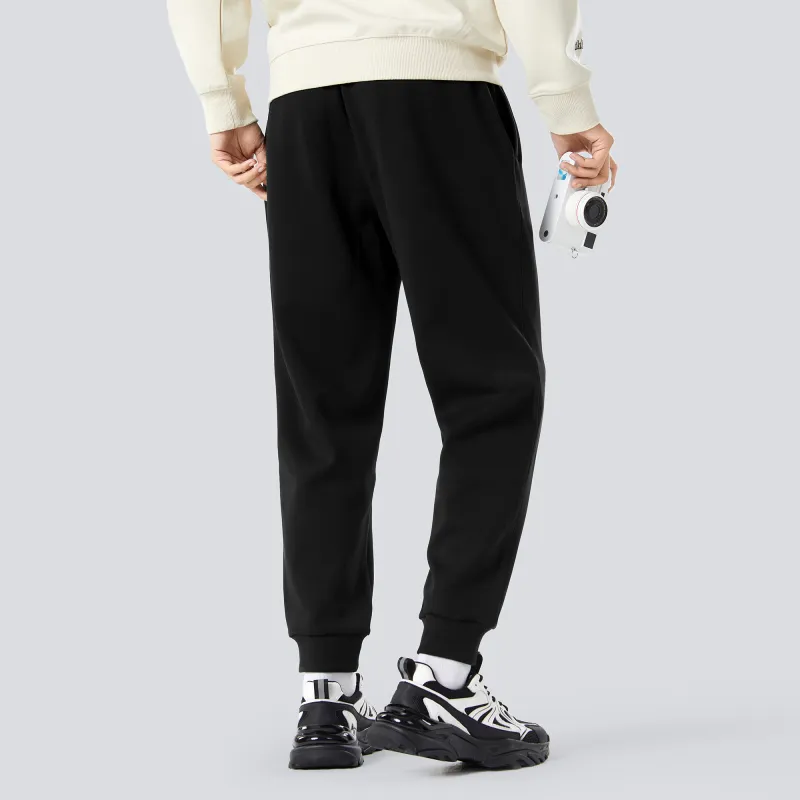 CAMEL Urban Function Series Knitted Sweatpants Men Black-4