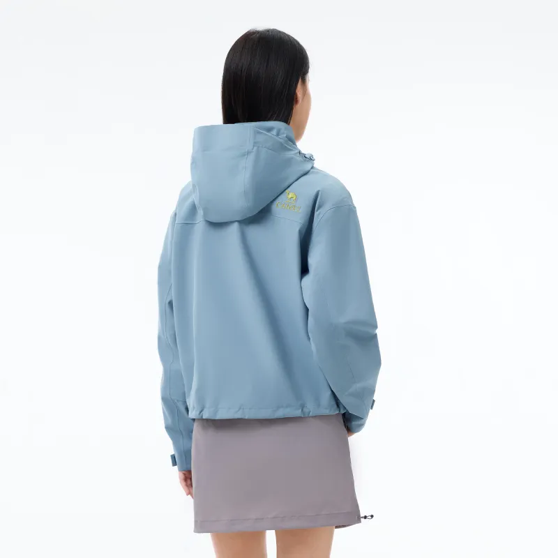 CAMEL All weather Water Resistant Windproof Water Repellent Wear Resistant Warm Windbreaker Jacket Women's-5