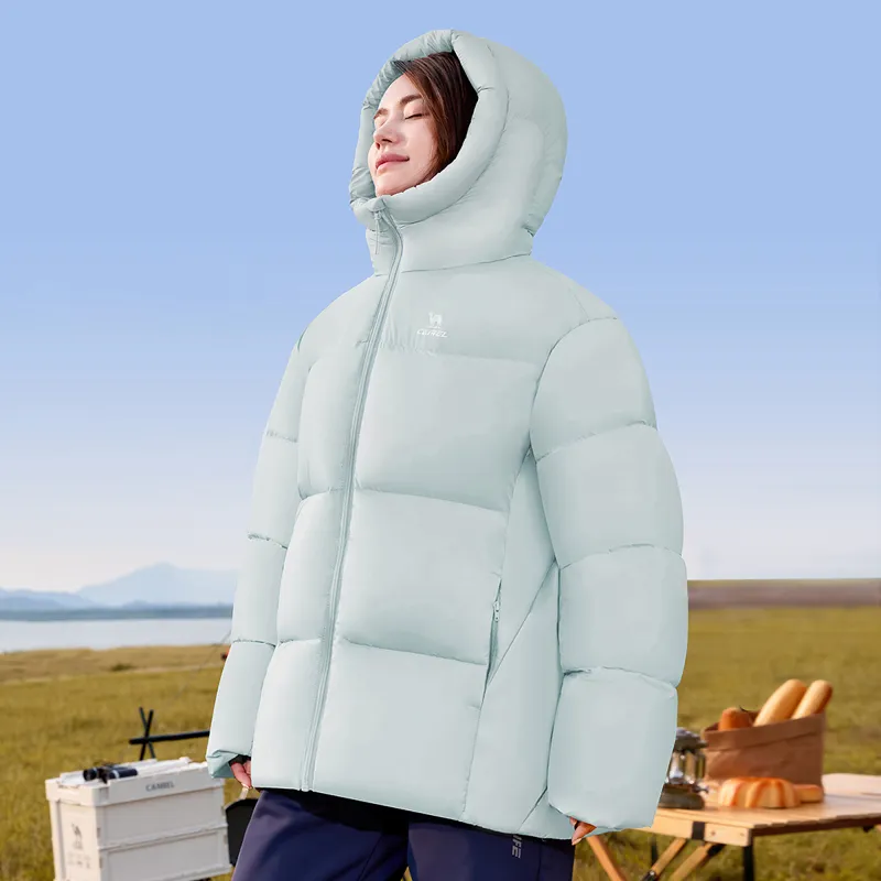 CAMEL Warm Fleece Series Down Jackets Unisex-17