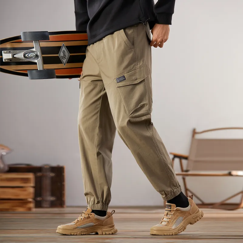 CAMEL Cargo Pants Men-13