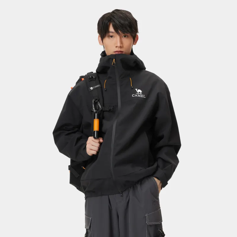 CAMEL All weather Waterproof And Windproof Windbreaker Jacket Unisex-7