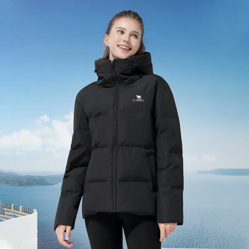 CAMEL Warm Fleece Series Down Jacket Unisex-1