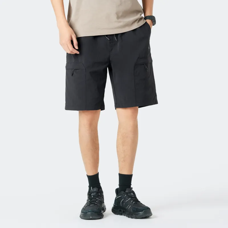 CAMEL Straight Fit Water Repellent Abrasion Resistant 5/8 Thin Loose Fit Cargo Shorts Unisex-6