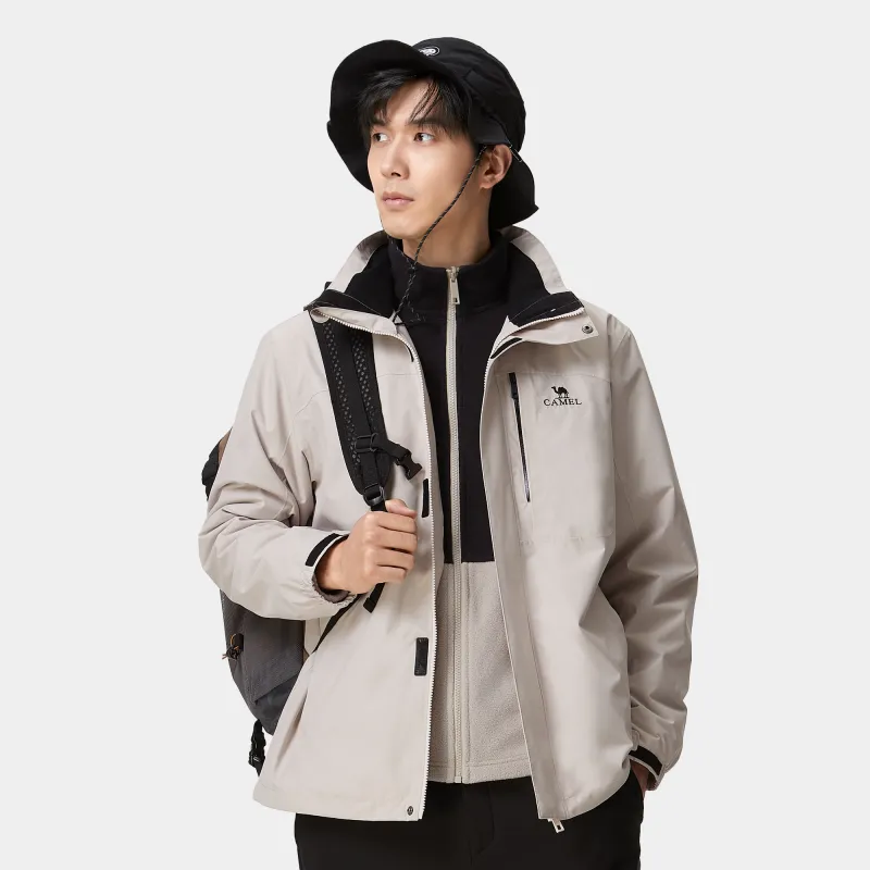CAMEL Waterproof, Windproof, Breathable, And Abrasion Resistant Windbreaker Jacket Men's-5