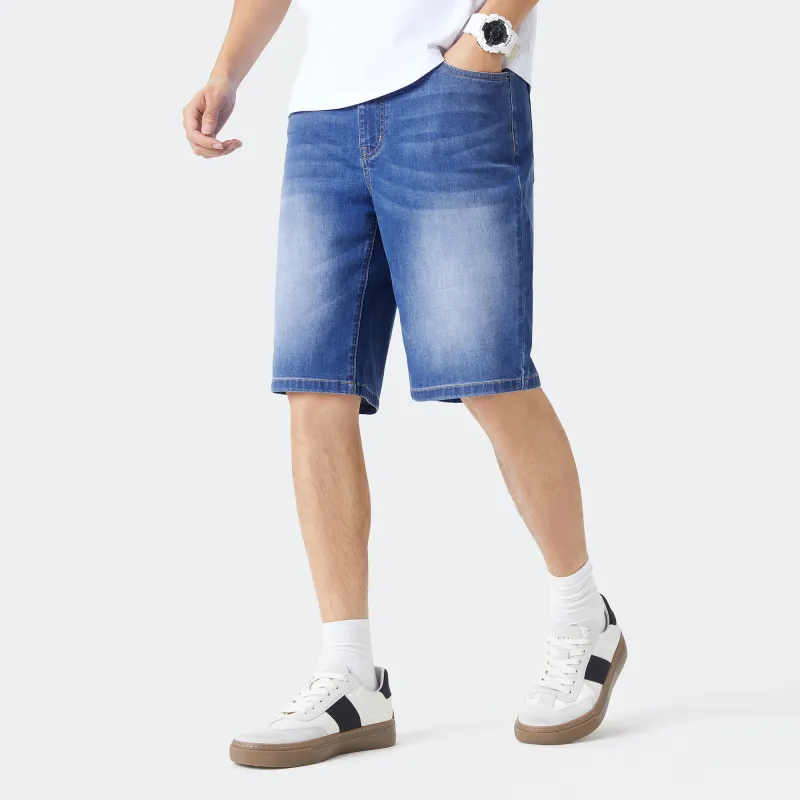 CAMEL Urban Function Series Denim Shorts Men Blue-2