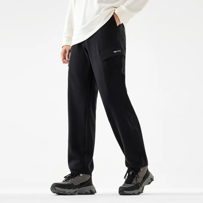 CAMEL Warm Fleece Series Casual Pants Unisex-4