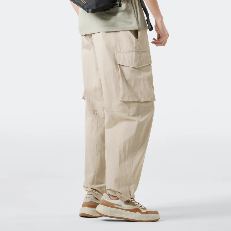CAMEL Cargo Pants Men-11