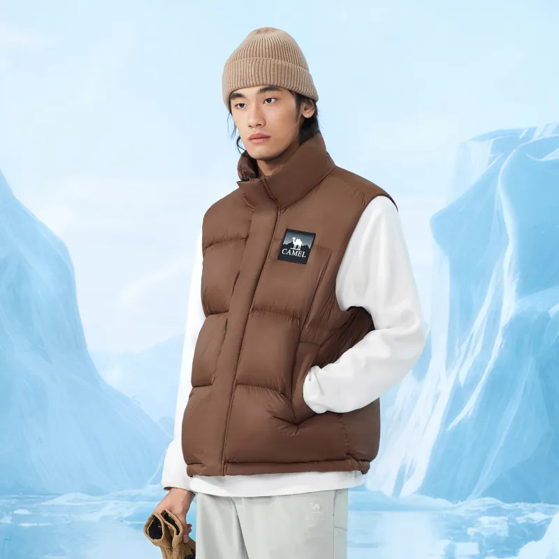 CAMEL Warm Fleece Series Vest Unisex-13