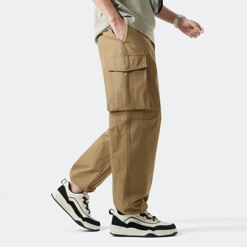 CAMEL Cargo Pants Men-3