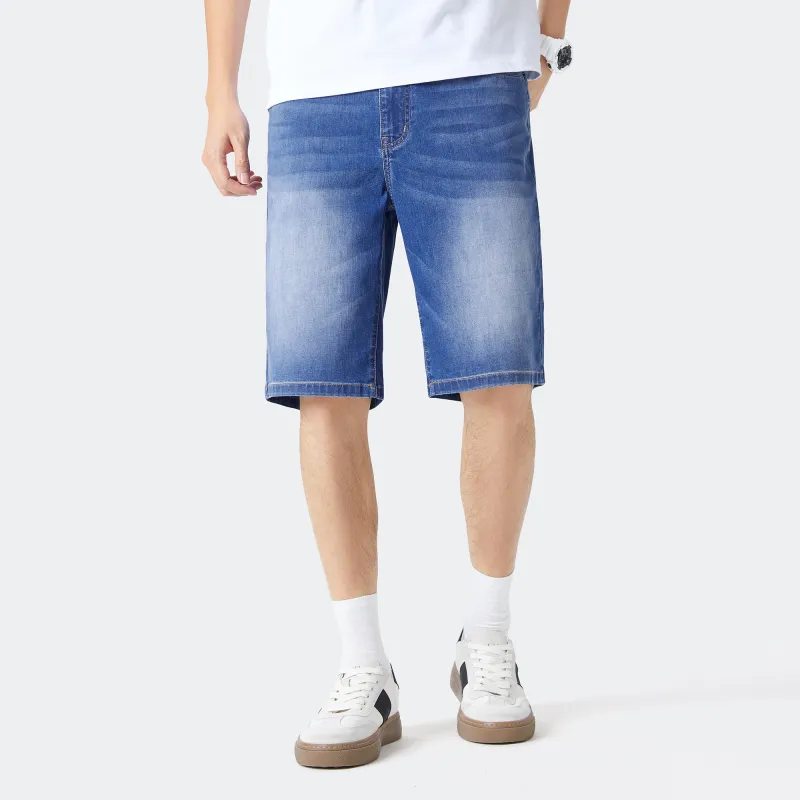 CAMEL Urban Function Series Denim Shorts Men Blue-3