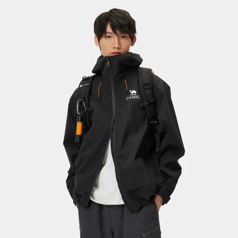 CAMEL All weather Waterproof And Windproof Windbreaker Jacket Unisex-9