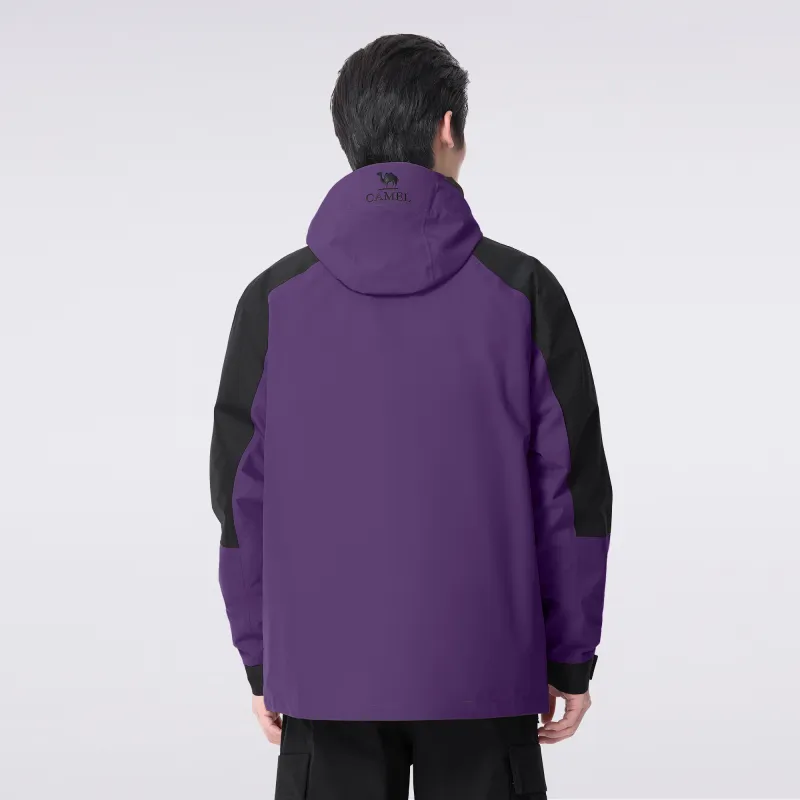 CAMEL All weather Waterproof And Windproof To Keep Warm Windbreaker Jacket Unisex-6