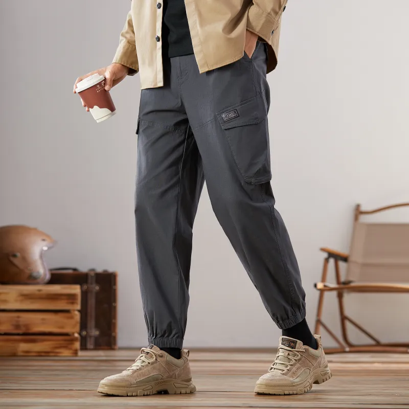 CAMEL Cargo Pants Men-22