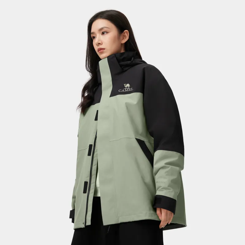 CAMEL 3 in 1 Fleece Liner Waterproof Windproof Breathable Abrasion Resistant Thermal Windbreaker Jacket Unisex-18