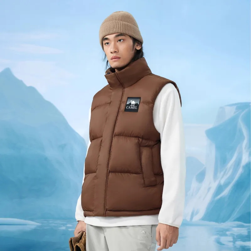 CAMEL Warm Fleece Series Vest Unisex-16