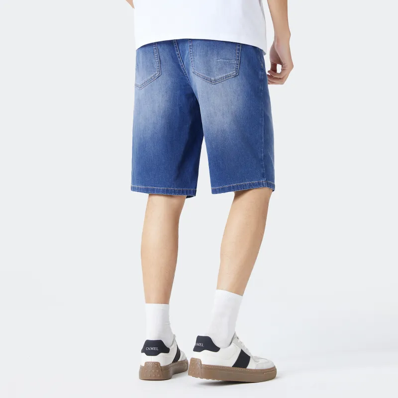 CAMEL Urban Function Series Denim Shorts Men Blue-5
