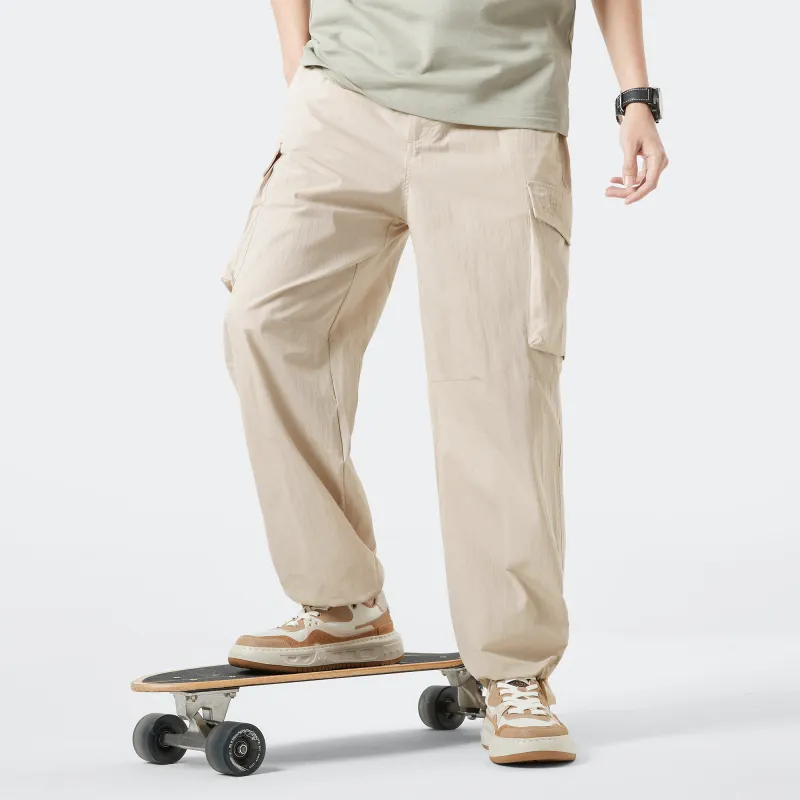 CAMEL Cargo Pants Men-10