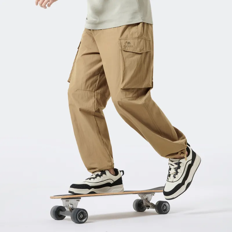 CAMEL Cargo Pants Men-4