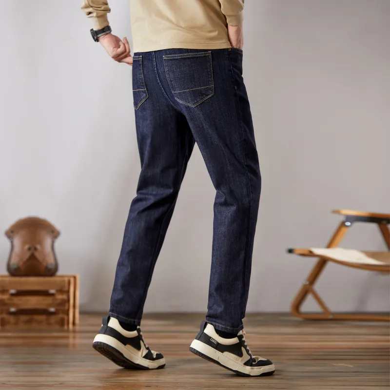 CAMEL Urban Function Series Jeans Men Dark Blue-4