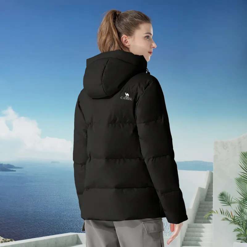 CAMEL Warm Fleece Series Down Jacket Unisex-2