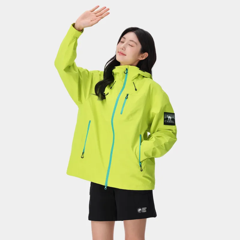 CAMEL All weather Waterproof And Windproof Windbreaker Jacket Unisex-16