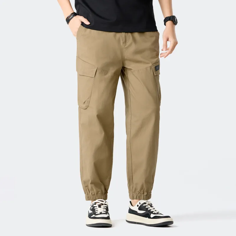 CAMEL Cargo Pants Men-18
