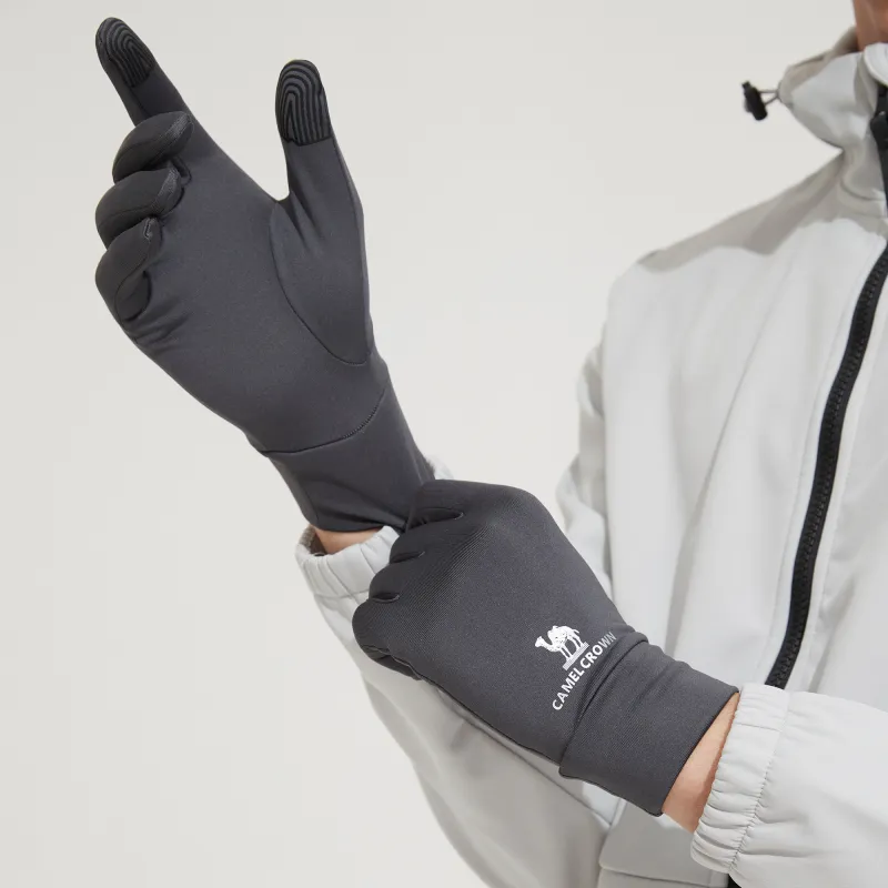CAMEL Polyester Touchscreen Insulated For Cold Weather Sports Windproof Unisex-12