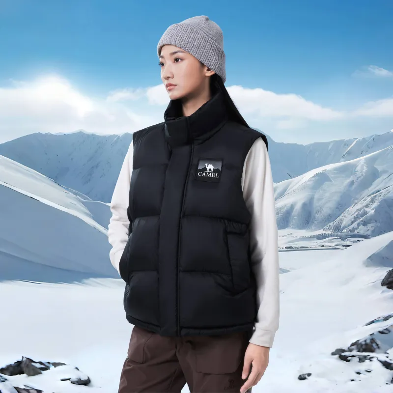 CAMEL Warm Fleece Series Vest Unisex-3