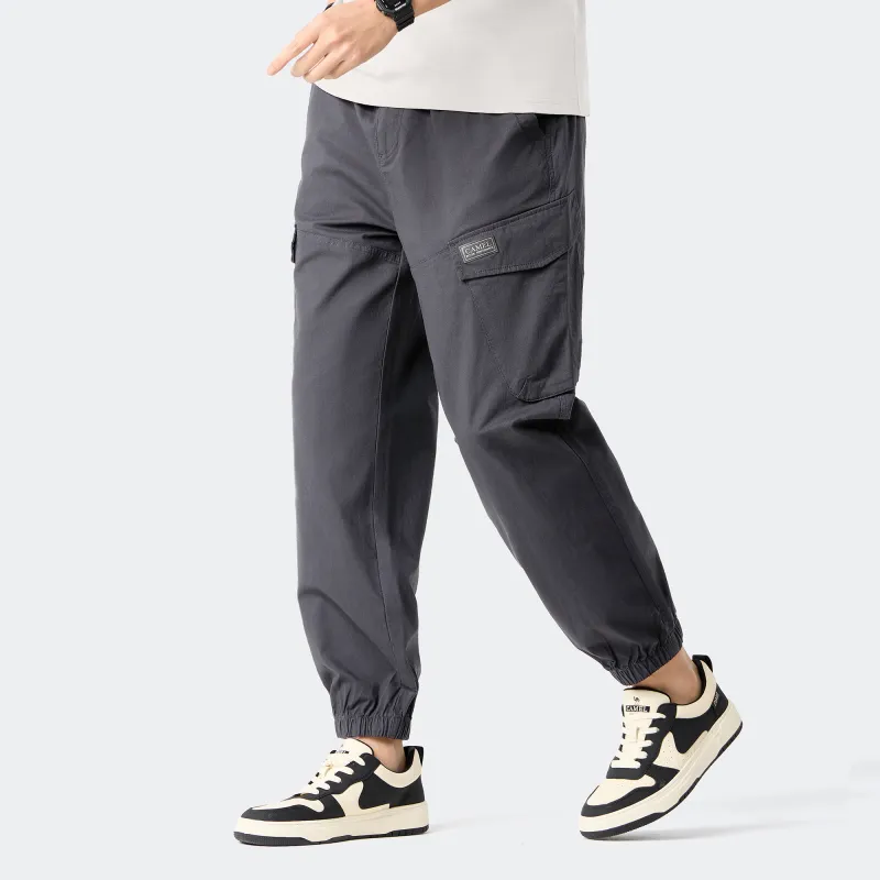 CAMEL Cargo Pants Men-27