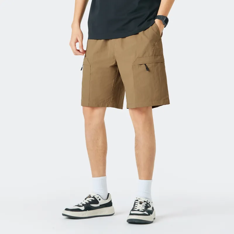 CAMEL Straight Fit Water Repellent Abrasion Resistant 5/8 Thin Loose Fit Cargo Shorts Unisex-13