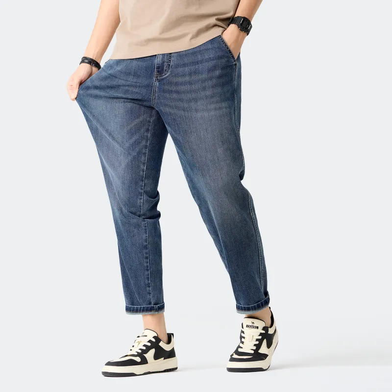 CAMEL Urban Function Series Jeans Men Denim Blue-5