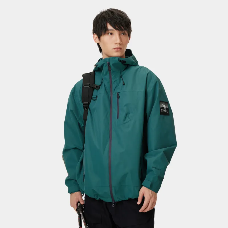 CAMEL All weather Waterproof And Windproof Windbreaker Jacket Unisex-4