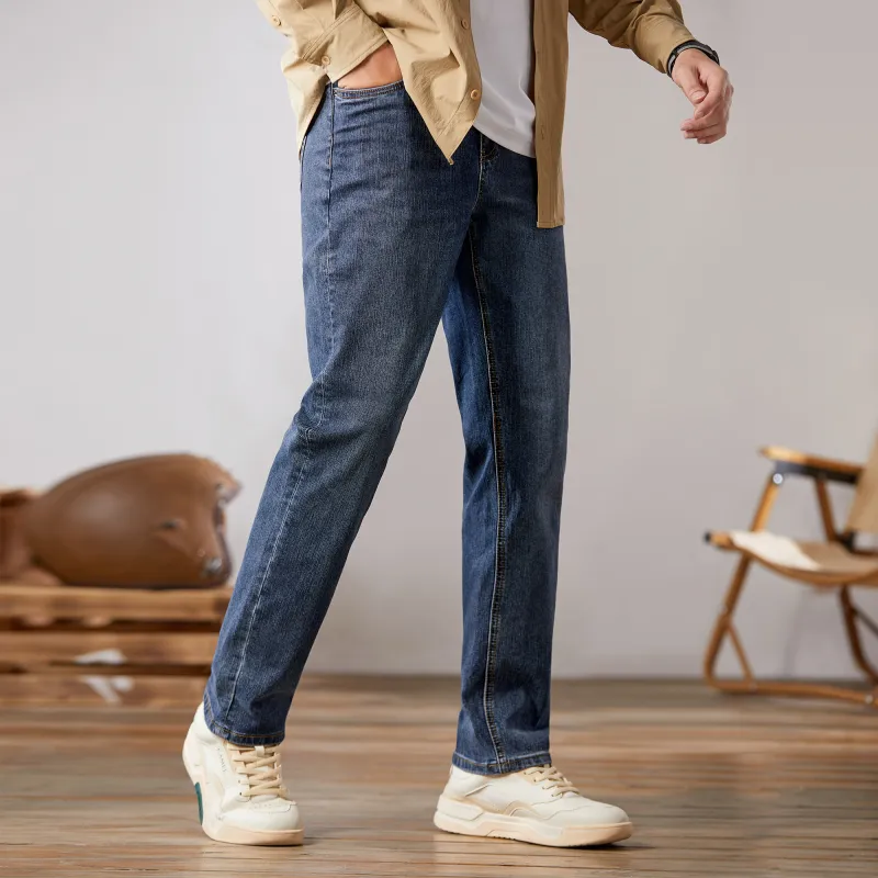 CAMEL Jeans Men Blue-4