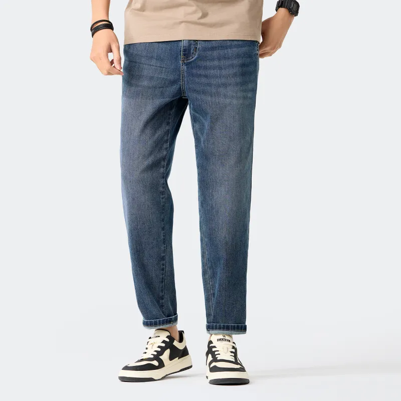CAMEL Urban Function Series Jeans Men Denim Blue-6