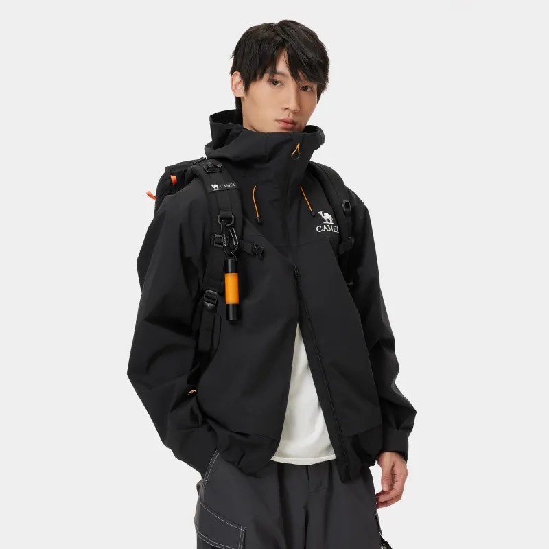 CAMEL All weather Waterproof And Windproof Windbreaker Jacket Unisex-10