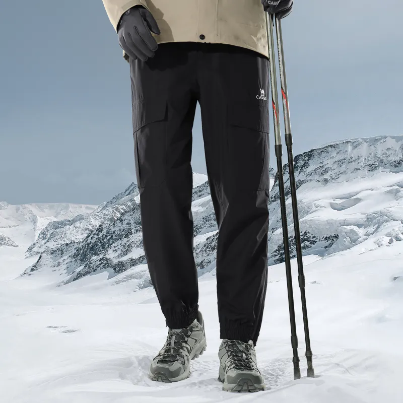 CAMEL Windbreaker Pants Men Phantom Black-2