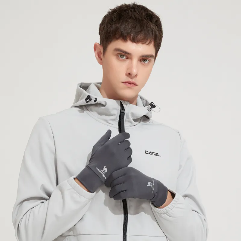 CAMEL Polyester Touchscreen Insulated For Cold Weather Sports Windproof Unisex-9