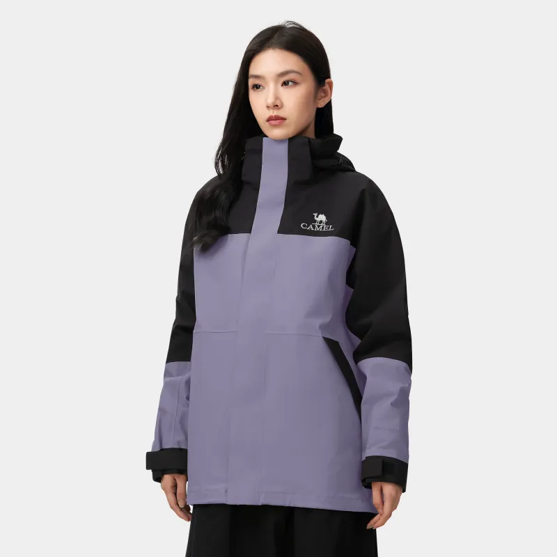 CAMEL 3 in 1 Fleece Liner Waterproof Windproof Breathable Abrasion Resistant Thermal Windbreaker Jacket Unisex-25