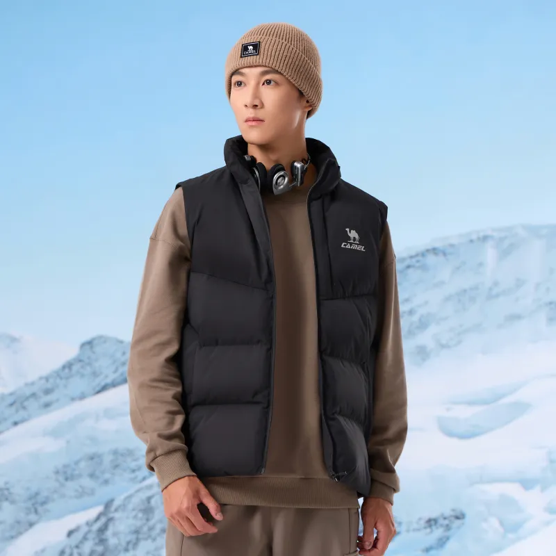 CAMEL Warm Fleece Series Vest Men's-5