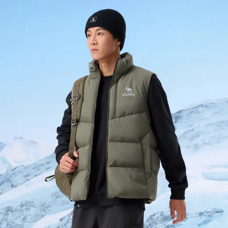CAMEL Warm Fleece Series Vest Men's-11
