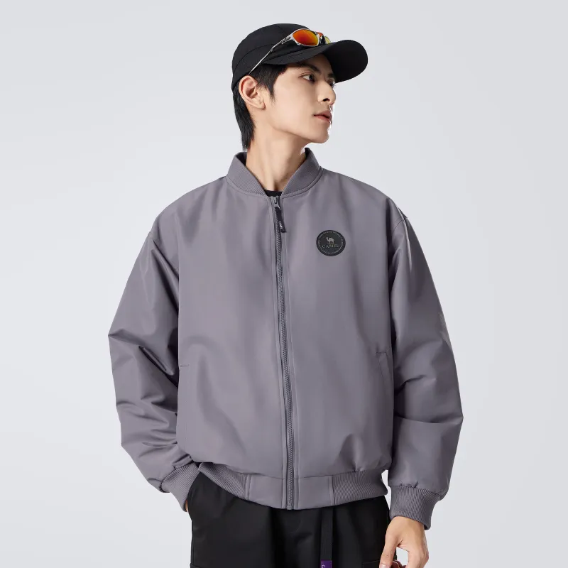 CAMEL Outdoor Commute Loose Fit Air Force Pilot Jacket Thermal Windproof Abrasion Resistant Coat Baseball Jacket Unisex-9