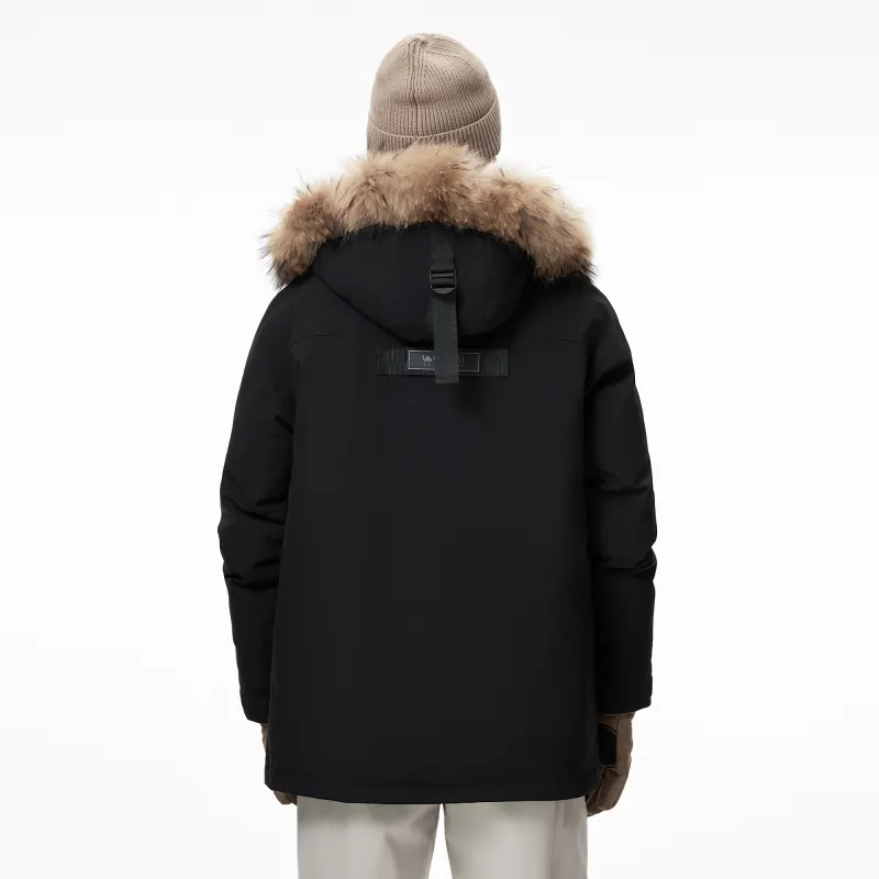 CAMEL Warm Fleece Series Down Jacket Unisex-24