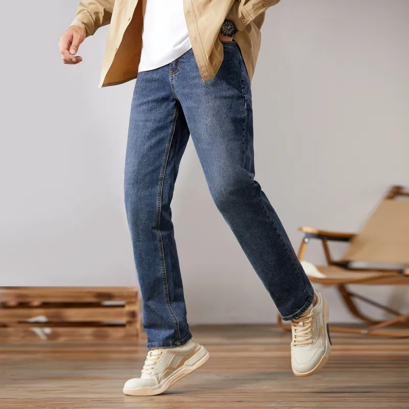 CAMEL Jeans Men Blue-3