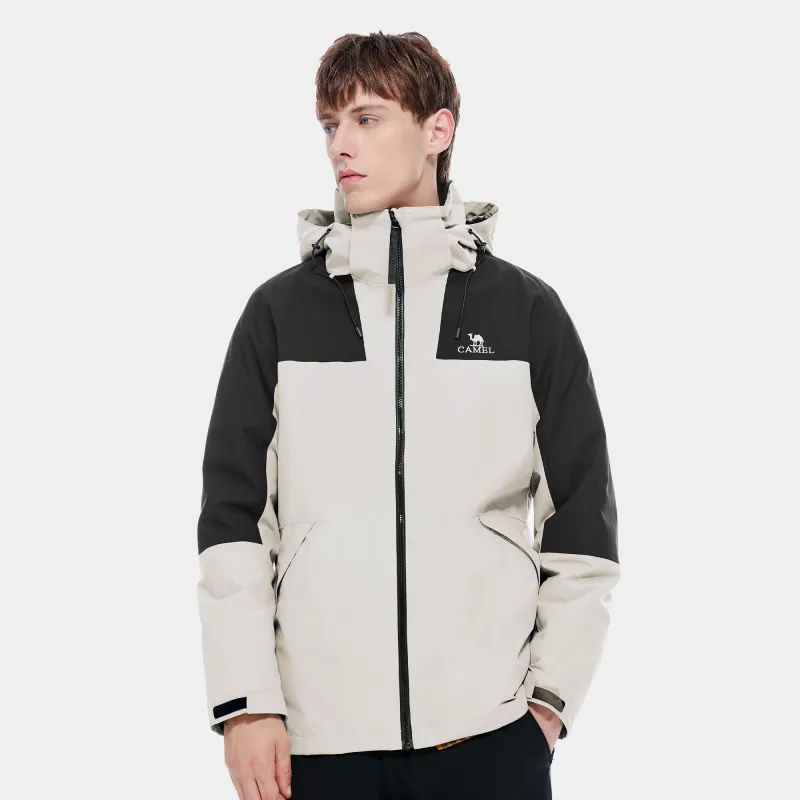 CAMEL All weather Waterproof, Windproof, Breathable, And Thermal Windbreaker Jacket Unisex-3